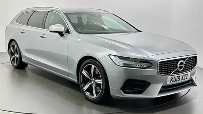 Silver Used 2018 Volvo V90 R-Design Pro Estate | £16,578 (Fair price)