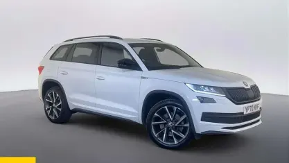 Second-hand Skoda Kodiaq SportLine 190 CP (139 kW) 2020 Alb SUV