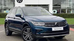 Blue Used 2022 VW Tiguan Elegance SUV | £26,890 (Fair price)