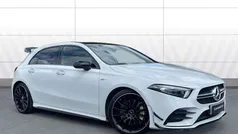 White Used 2022 Mercedes A35 AMG Premium Plus Hatchback | £31,600 (Fair price)