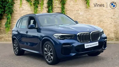 Used BMW X5 M Sport 394 HP (289 kW) 2021 Blue SUV