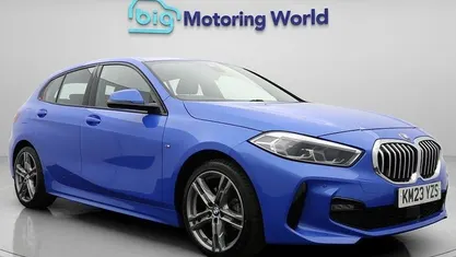 Used BMW 118 M Sport 136 HP (100 kW) 2023 Blue Hatchback