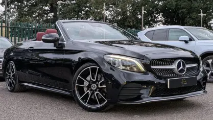 Used Mercedes C200 AMG Line Premium 184 HP (135 kW) 2019 Black Cabriolet