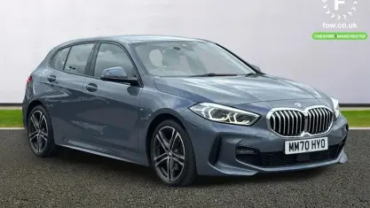 Begagnad BMW 118 M Sport 140 HK (102 kW) 2020 Grå Halvkombi