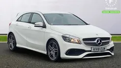 White Used 2018 Mercedes A160 AMG line Hatchback | £14,199 (Fair price)