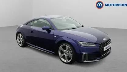 Used Audi TT S-Line 245 HP (180 kW) 2021 Blue Coupe