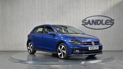 Used VW Polo GTI 200 HP (147 kW) 2019 Blue Hatchback