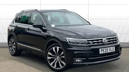 Used VW Tiguan R-line 150 HP (110 kW) 2020 Black SUV