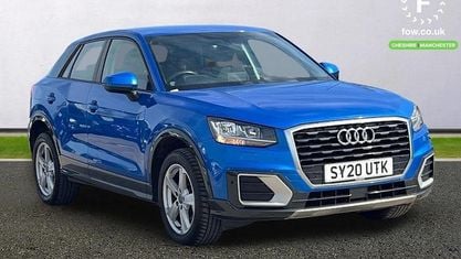 Begagnad Audi Q2 Sport 150 HK (110 kW) 2020 Blå SUV