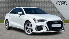 White Used 2022 Audi A3 S-Line Sedan | £23,494 (Fair price)