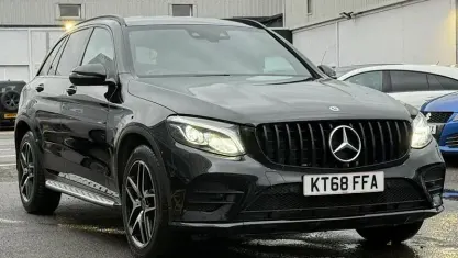 Used Mercedes GLC250 AMG line 204 HP (150 kW) 2018 Black SUV