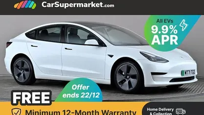 White Used 2021 Tesla Model 3 Standard Range Sedan | £17,797 (Fair price)
