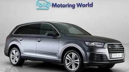 Used Audi Q7 S-Line 272 HP (200 kW) 2018 Grey SUV
