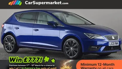 Used Seat Leon XCELLENCE Lux 150 HP (110 kW) 2020 Blue Hatchback