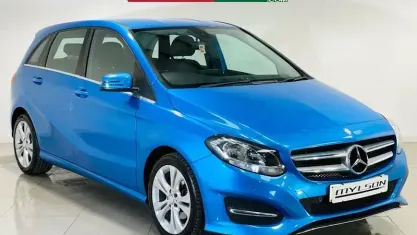 Used Mercedes B200 136 HP (100 kW) 2016 Blue Hatchback