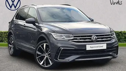 Grey Used 2022 VW Tiguan R-line SUV | £27,300 (Fair price)