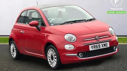 Red Used 2019 Fiat 500 Lounge Hatchback | £7,699 (Fair price)