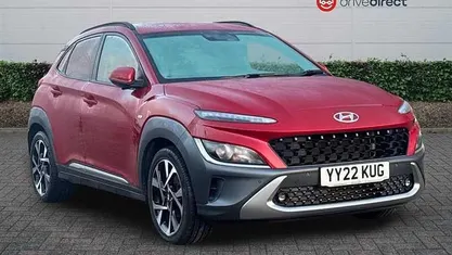 Red Used 2022 Hyundai Kona Premium SUV | £14,091 (Fair price)