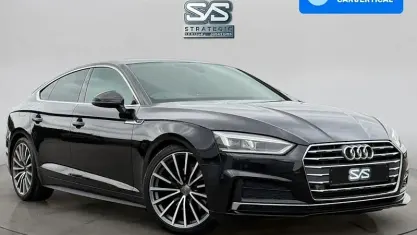 Used Audi A5 Sportback S-Line 190 HP (139 kW) 2019 Black Hatchback