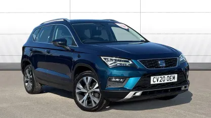 Used Seat Ateca Ecomotive 116 HP (85 kW) 2020 Blue SUV