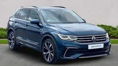 Blue Used 2021 VW Tiguan R-line SUV | £21,673 (Fair price)