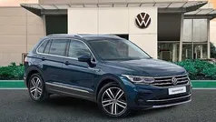 Blue Used 2021 VW Tiguan Elegance SUV | £23,291 (Fair price)
