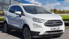 White Used 2018 Ford Ecosport Titanium SUV | £8,572 (Fair price)
