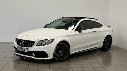 Used Mercedes C63 AMG Premium Plus 476 HP (350 kW) 2019 White Coupe