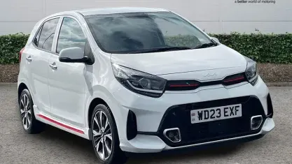 Used Kia Picanto GT-Line S 101 HP (74 kW) 2023 White Hatchback