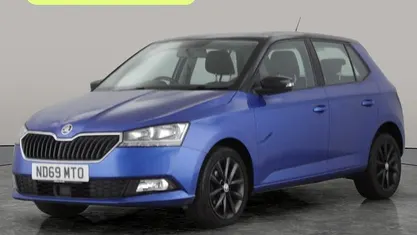 Used Skoda Fabia Colour Edition 95 HP (69 kW) 2020 Blue Hatchback
