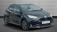 Black Used 2022 Toyota Yaris Hybrid Design Hatchback | £16,501 (Fair price)