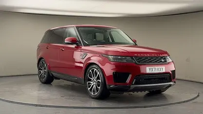 Used Land Rover Range Rover Sport HSE 250 HP (183 kW) 2021 Firenze red SUV