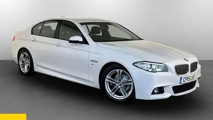 White Used 2015 BMW 520 M Sport Sedan | £9,995 (Fair price)