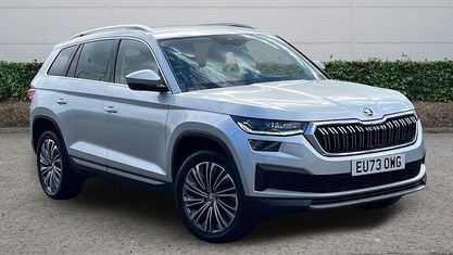 Używany Skoda Kodiaq SE L Executive 200 KM (147 kW) 2023 Srebrny SUV