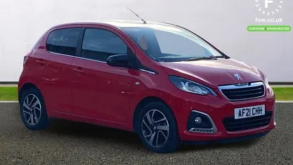 Used Peugeot 108 Allure 72 HP (52 kW) 2021 Red Hatchback
