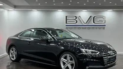 Begagnad Audi A5 S-Line 190 HK (139 kW) 2018 Svart Sportkupé