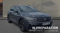 Dolphin grey metallic Used 2022 VW Tiguan R-line SUV | £29,001 (Fair price)