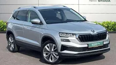Brilliant silver metallic Used 2024 Skoda Karoq SE L SUV | £25,495 (Fair price)