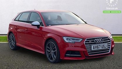 Begagnad Audi S3 Sportback Comfort 310 HK (228 kW) 2017 Röd Halvkombi