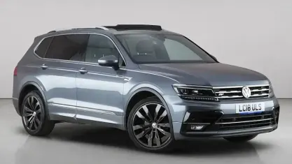 Used VW Tiguan Allspace R-line 150 HP (110 kW) 2018 Grey SUV