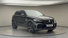 Santorini black Used 2021 Jaguar F-Pace SVR SUV | £41,300 (Fair price)