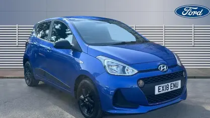 Used Hyundai i10 GO! 67 HP (49 kW) 2018 Blue Hatchback