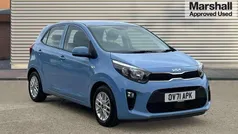 Blue Used 2021 Kia Picanto 2 Hatchback | £8,990 (Fair price)