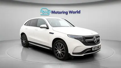 Used Mercedes EQC400 AMG line 300 kW (408 HP) 2022 White SUV