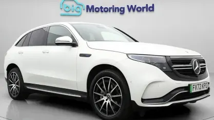 Used Mercedes EQC400 AMG line 300 kW (408 HP) 2022 White SUV