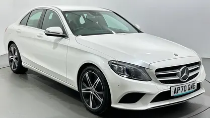Used Mercedes C220 Sport Edition 194 HP (142 kW) 2019 White Sedan