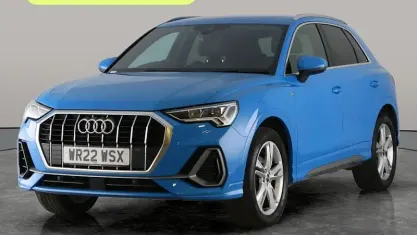 Used Audi Q3 S-Line 150 HP (110 kW) 2022 Blue SUV