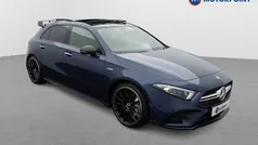 Blue Used 2022 Mercedes A35 AMG Premium Plus Hatchback | £30,599 (Fair price)