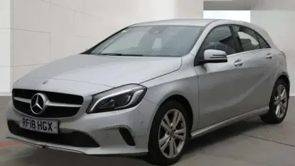 Used Mercedes A180 Premium 109 HP (80 kW) 2018 Silver Hatchback