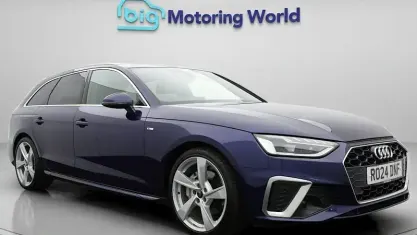 Used Audi A4 S-Line 204 HP (150 kW) 2024 Blue Estate